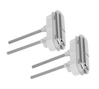 HOLIDYOYO 2 Piezas Botón de Doble Descarga para Tanque de Inodoro Pulsador Resistente de Plástico para Repuesto Cisterna Compatible Mayoría de Tanques Estándar Fácil Color Color Aleatorio
