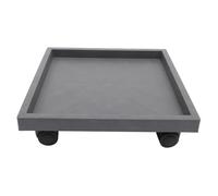 HOLIDYOYO Bandeja para Maceta de Jardinería con Ruedas PP 260 MM | Base para Plantas, Diámetro Exterior 290mm, Resina, Interior y Balcón, Fácil de Mover