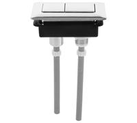 HOLIDYOYO Botón Pulsador Doble de Descarga para Inodoro Rectangular Abs