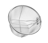 HOLIDYOYO Cestas para Freír De Acero Inoxidable Cesta para Freír Plegable De 15 Cm Cesta para Freír De Alambre Redondo Cesta para Aperitivos con Asa para Cocina Patatas Fritas Pavo Pollo