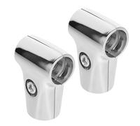HOLIDYOYO Conectores bidireccionales de Acero Inoxidable en T para estantes de Invernadero y bastidores de Secado, 2 Piezas, conexión Fuerte y fácil de Instalar