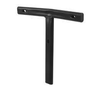 HOLIDYOYO Soporte Inoxidable para Forma T de Silla Barra Respaldo en Acero Negro Compatibilidad Alta Estabilidad u Oficina Uso Hogar