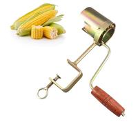 Holigie Desgranadora de maíz con manivela, herramienta manual para pelar maíz con mango de para pelar maíz eficientemente