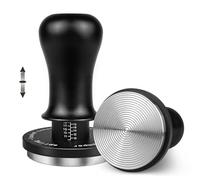HOLIHOKY Tamper de café, manipulador con resorte de 58 mm, herramienta de manipulación constante de 30 libras con base roscada de acero inoxidable 304 para portafiltro de 58 mm