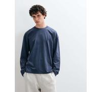 Hollister camiseta de manga larga de tejido grueso en azul marino azul marino 2XL