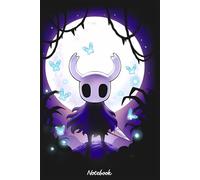 Hollow Knight Moon The Knight Notebook: College Ruled Lined Blank Notebook Journal Notepad 6x9 120 Pages