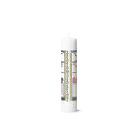 Holmegaard Vela de calendario de Navidad, parafina, color blanco, 25 cm