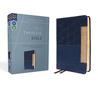 Holy Bible: New International Version, Blue, Leathersoft, Red Letter, Thinline Bible, Comfort Print