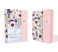 Holy Bible: New International Version, Journal the Word Bible for Girls, Pink, Double-Column, Reflect, Journal, or Create Art Next to Your Favorite Verses, Magnetic Closure