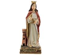 Holyart Imágenes de Resina y PVC: Santa Bárbara Torre Estatua Resina 15 cm