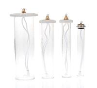 Holyart Velas, cirios, velones: Contenedores Cera líquida en metacrilato, 57 mm (2.2 Inc.)