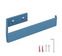 HOLZBRINK Portarrollos Papel higiénico Azul 164x72 mm | Porta Rollo Papel de baño, Aseo | Portarrollos WC para taladrar en la Pared