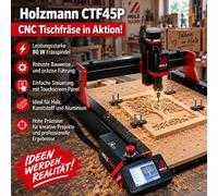 HOLZMANN CTF45P CNC Mesa Fresadora 230V para Madera