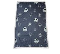 Homadict Sherpa Disney - Manta Polar Suave y cálida, 100 x 150 cm, diseño de Mr Jack, Calidad Alta y cómoda, con Licencia Oficial