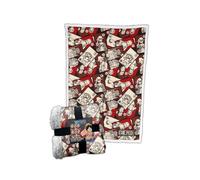 Hômadict Sherpa One Piece - Manta Polar Suave y cálida - 100 x 150 cm - Equipo Luffy - Calidad Alta y cómoda - Licencia Oficial