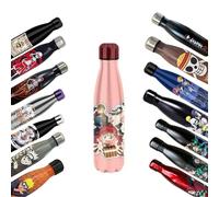 Homadict Spy x Family - Botella de agua aislada de acero inoxidable - 12 horas de retención en frío y caliente - Deportes, viajes, uso diario - 500 ml - Sin BPA - Licencia Oficial