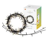 Hombli HBCL-0100, Guirnalda decorativa con luces, Color negro, Uso universal, IP44, Flexible, Color negro