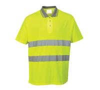 Portwest S171 Polo Cotton Aberturas Laterales de Ventilación Certificado CE