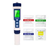 Homcoice Medidor pH 7 en 1, profesional medidor PH TDS EC SALT ORP S.G Temperatura, Tester Calidad Agua portátil para acuarios, piscinas, agua potable e hidroponía