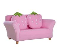 Homcom 55 - 0014 Niños/de sillón/de silla Soft de/para niños/doble de/único sofá nuevo (Fresas sofá)