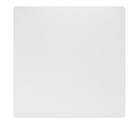Homcom alfombrilla protectora para suelos 120x120 cm alfombra para silla de escritorio para oficinas para el hogar resistente y fácil de limpiar transparente 0.15 cm
