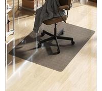 HOMCOM Alfombrilla Protectora para Suelos 90x120 cm Negro
