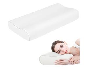 HOMCOM Almohada Viscoelástica 68x35 cm de Espuma Viscoelástica