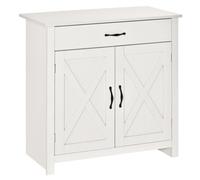 HOMCOM Aparador para salón, mueble de almacenaje con cajón, 2 puertas correderas ajustables y estante, aparador para comedor y cocina