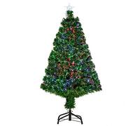 HOMCOM Árbol de Navidad 120cm Artificial Árbol de Pino 130 Ramas Verde
