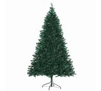 HOMCOM Árbol de Navidad Grande Ф102x180cm verde Arból Artificial para Decoración Navidad con Soporte Metálico y 1000 Ramas Aosom España