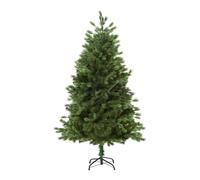 HOMCOM Árbol de Navidad Ø75x150 cm Artificial con 440 Ramas PE Tridente y PVC Individual y Base Plegable Exteriores Interiores Verde Aosom España