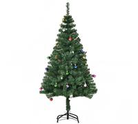 HOMCOM Árbol de Navidad Artificial 150 cm con 420 Ramas Adornos Piñas Decoración Navideña para Interiores Verde Aosom España