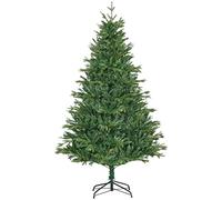 HOMCOM Árbol de Navidad Artificial 180 cm con 1443 Ramas y Base Plegable Decoración Navideña para Interiores Verde Aosom España