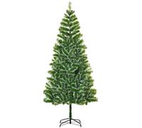 HOMCOM Árbol de Navidad Artificial 150 cm con 416 Ramas Hojas de PET y Soporte de Metal Decoración Navideña Ø75x150 cm Verde Aosom España
