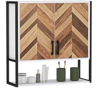 HOMCOM Armario de Pared para Baño Multiusos 59x20x60 cm Multicolor