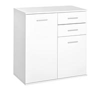 HOMCOM Armario Gabinete Consola Aparador Buffet Mueble Organizador de Almacenaje Multiusos de Comedor Salón con Puertas y Cajones 71x35x76cm