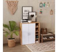 HOMCOM Armario Gabinete Consola Aparador Buffet Mueble Organizador Estantes