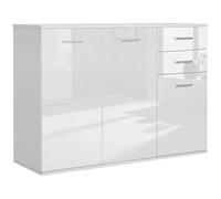 HOMCOM Armario Gabinete Mueble Buffet Multiusos con Puertas 106x35x76cm | Consola Aparador, Cajones, Organizador de Almacenaje, Comedor, Salón