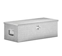 HOMCOM Caja de Herramientas de Aluminio, 76,2x33x24,4 cm, Plateado Aosom España