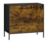HOMCOM Cajonera de Oficina con 2 Cajones para Archivadores con Cerradura Carpetas Colgantes 80x39x73,5 cm Funcional Marrón Aosom España