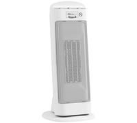HOMCOM Calefactor Eléctrico Bajo Consumo 2000W con 4 Modos Termostato Regulable Protección contra Vuelcos y Sobrecalentamiento
