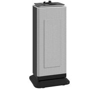 HOMCOM Calefactor Eléctrico Bajo Consumo Cerámico 2000W PTC 3 Modos Negro