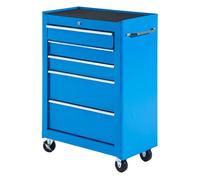 HOMCOM Carro de Herramientas Taller Movil Maletin con 5 Cajones Ruedas 3 Colores