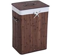 HOMCOM Cesto para Ropa Sucia Plegable con Tapa Cubo para Colada Rectangular
