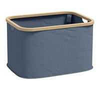 HOMCOM Cesto para Ropa Sucia Plegable Cesto de la Ropa Sucia 36 L con Asas para Baño Dormitorio Lavadero 44,3x33,3x26,5 cm Gris Gris 44.3x33.3x26.5 cm
