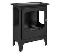 HOMCOM Chimenea de Etanol 7000BTU Tanque de 1,2 L 39x26x54 cm Negro negro