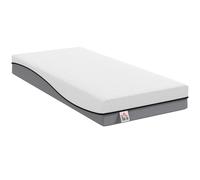 HOMCOM Colchón muelles ensacados con espuma viscoelástica infusionada con té verde H3 grado de firmeza Oeko-TEX & CertiPUR 200x90x20 cm Gris