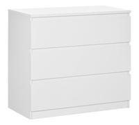HOMCOM Cómoda 3 cajones Mueble de Almacenamiento limpio para habitación interior 80x39x73 cm Aosom España