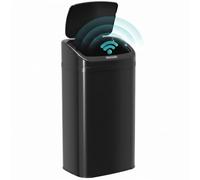 HOMCOM: Cubo de basura con sensor de 48 litros, con tapa de cierre automático