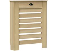 HOMCOM Cubre Radiadores con Cajón de MDF 78x19x95,5 cm Roble